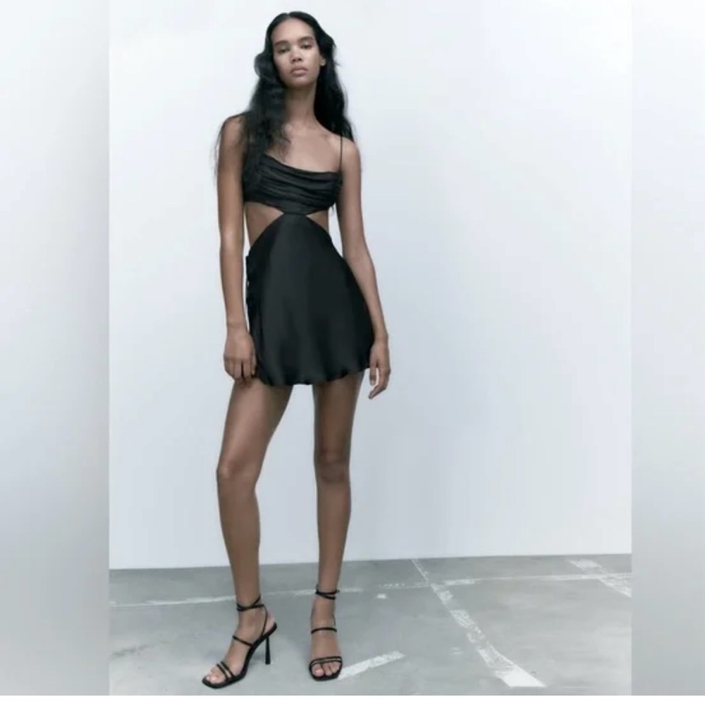 Zara satin Mini Dress